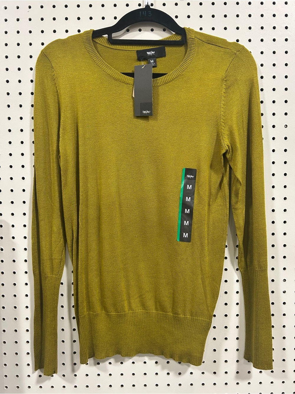 Mossimo Olive‎ Green Lightweight Knit Sweater Size Medium NWT